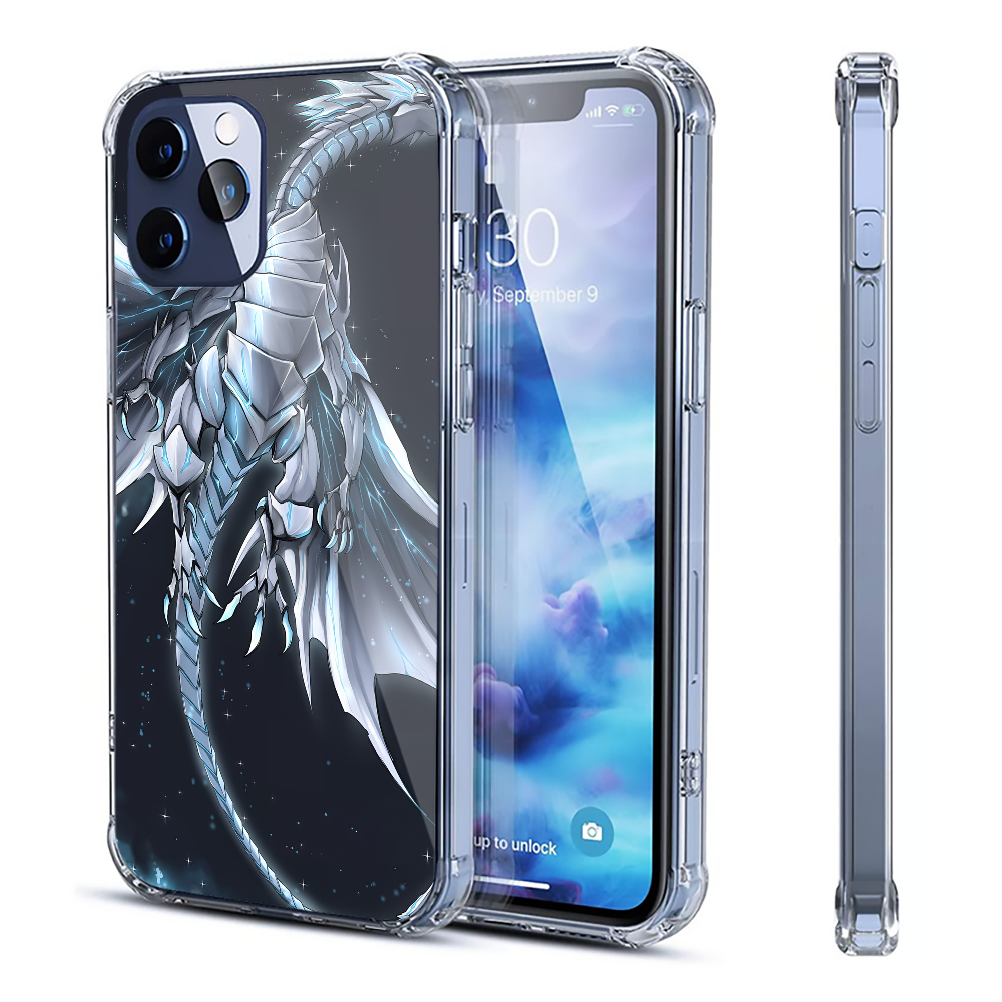 （画像用） 遊☆戯☆王 Yu-Gi-Oh! 【iPhone 12シリーズ対応】透明スマホケース（クリアソフトケース）